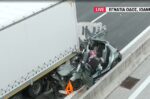 Θανατηφόρο δυστύχημα στην Εγνατία: Γυναίκα και υπάλληλος που έσπευσε να βοηθήσει χάνουν τη ζωή τους – Δείτε βίντεο