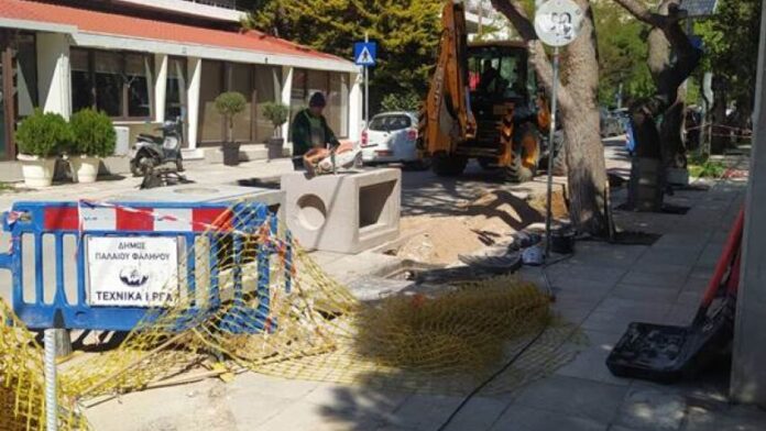 Καινούργια φρεάτια ομβρίων υδάτων σε δρόμους του Δήμου Παλαιού Φαλήρου