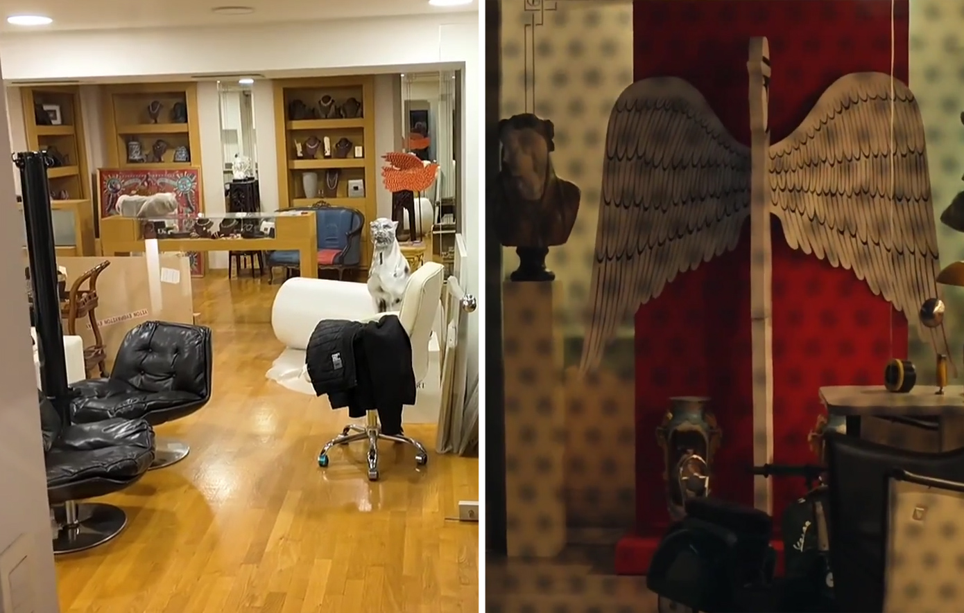 «Ξεγύμνωσαν» τη γκαλερί Γιώργου Τσαγκαράκη στη Γλυφάδα – Βίντεο και εικόνες από την επιχείρηση του FBI