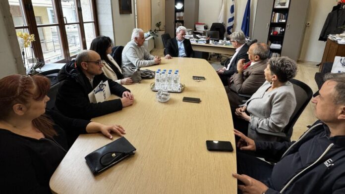 Σύσκεψη Δημάρχου Ηρακλείου με τον Γ.Γ. των Ευρωπαϊκών Σχολείων