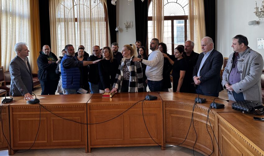 Εγκατάσταση 19 νέων μόνιμων υπαλλήλων στον Δήμο Ηρακλείου