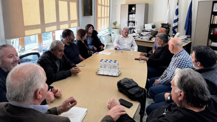 Σύσκεψη του Δημάρχου Ηρακλείου με την Ηγεσία της ΠΟΕ-ΟΤΑ
