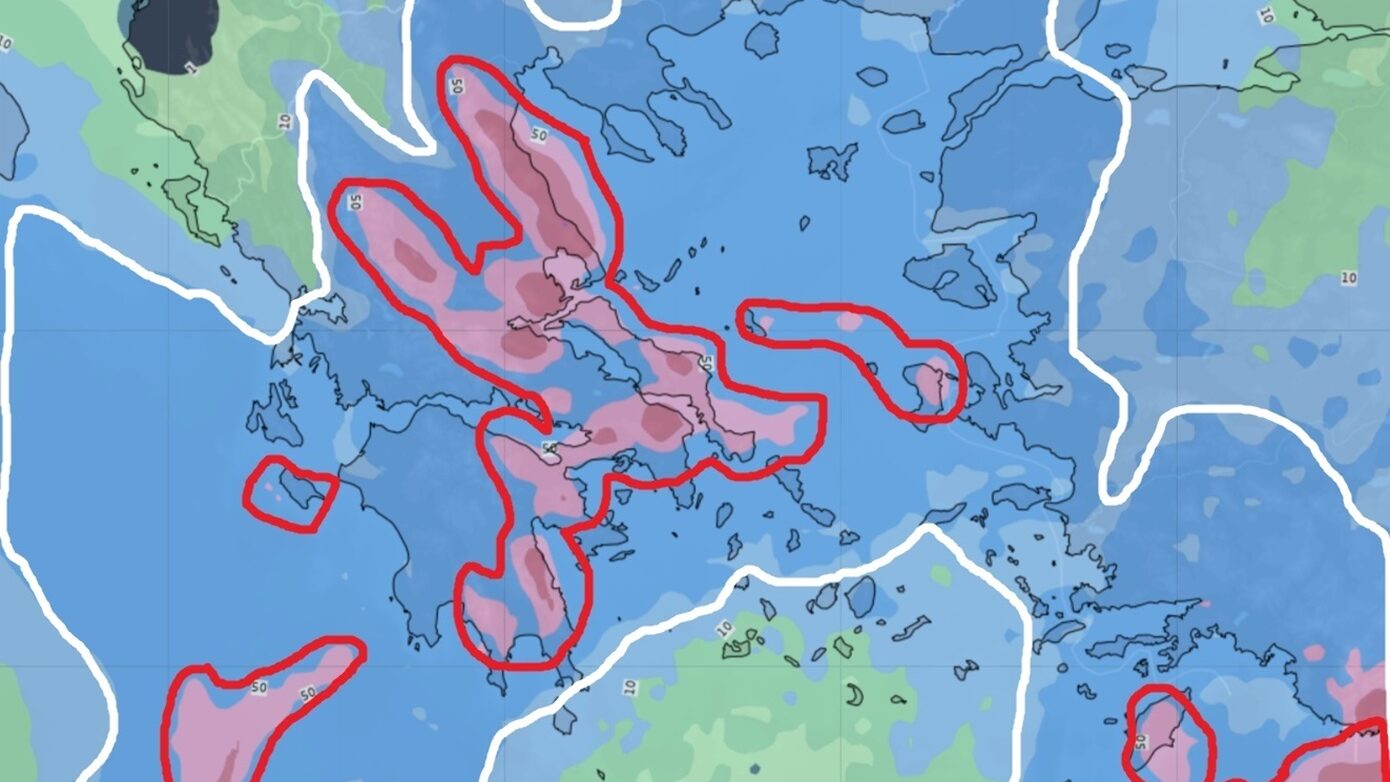 Πρωταπριλιά: Η πιο έντονη μέρα της κακοκαιρίας – Ποιες περιοχές είναι «κόκκινες» σύμφωνα με τον Γιάννη Καλλιάνο