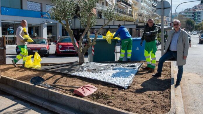 Αναβάθμιση και φροντίδα μικρών πράσινων χώρων στην Καβάλα