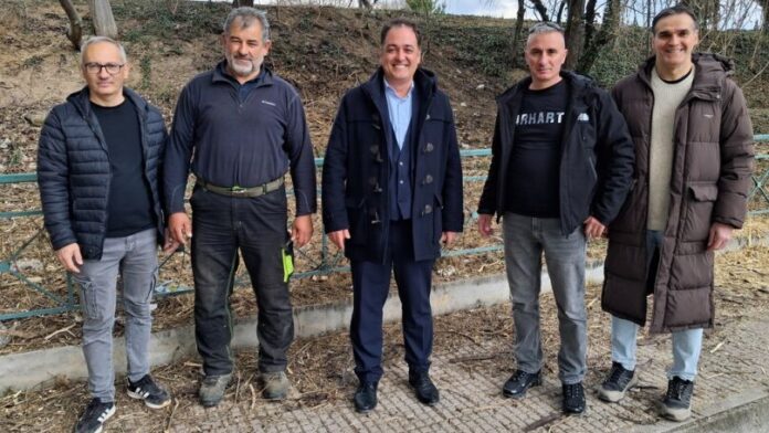 Επιθεώρηση Δημάρχου Κοζάνης στις εργασίες καθαρισμού κοντά στον ΟΣΕ