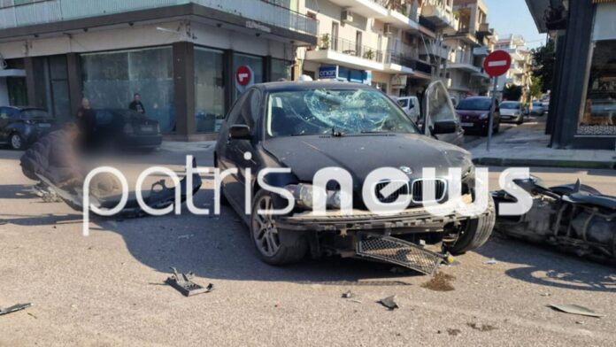 Σοβαρό ατύχημα στον Πύργο: Μοτοσικλετιστής συγκρούστηκε με αυτοκίνητο – Στο νοσοκομείο ο οδηγός της μηχανής