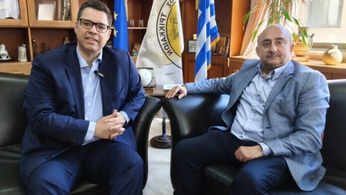 Επίσκεψη του Υφυπουργού παρά τω Πρωθυπουργώ σε έργα του Δήμου Τρικκαίων