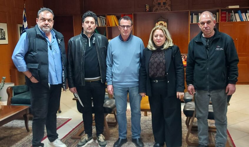 Συνάντηση της Αντιπεριφερειάρχη Τρικάλων με τον Επικεφαλής του ΕΒΕ Φαρκαδόνας