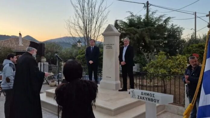 Εγκαίνια του Μνημείου Πεσόντων στο Βασιλικό του Δήμου Ζακύνθου
