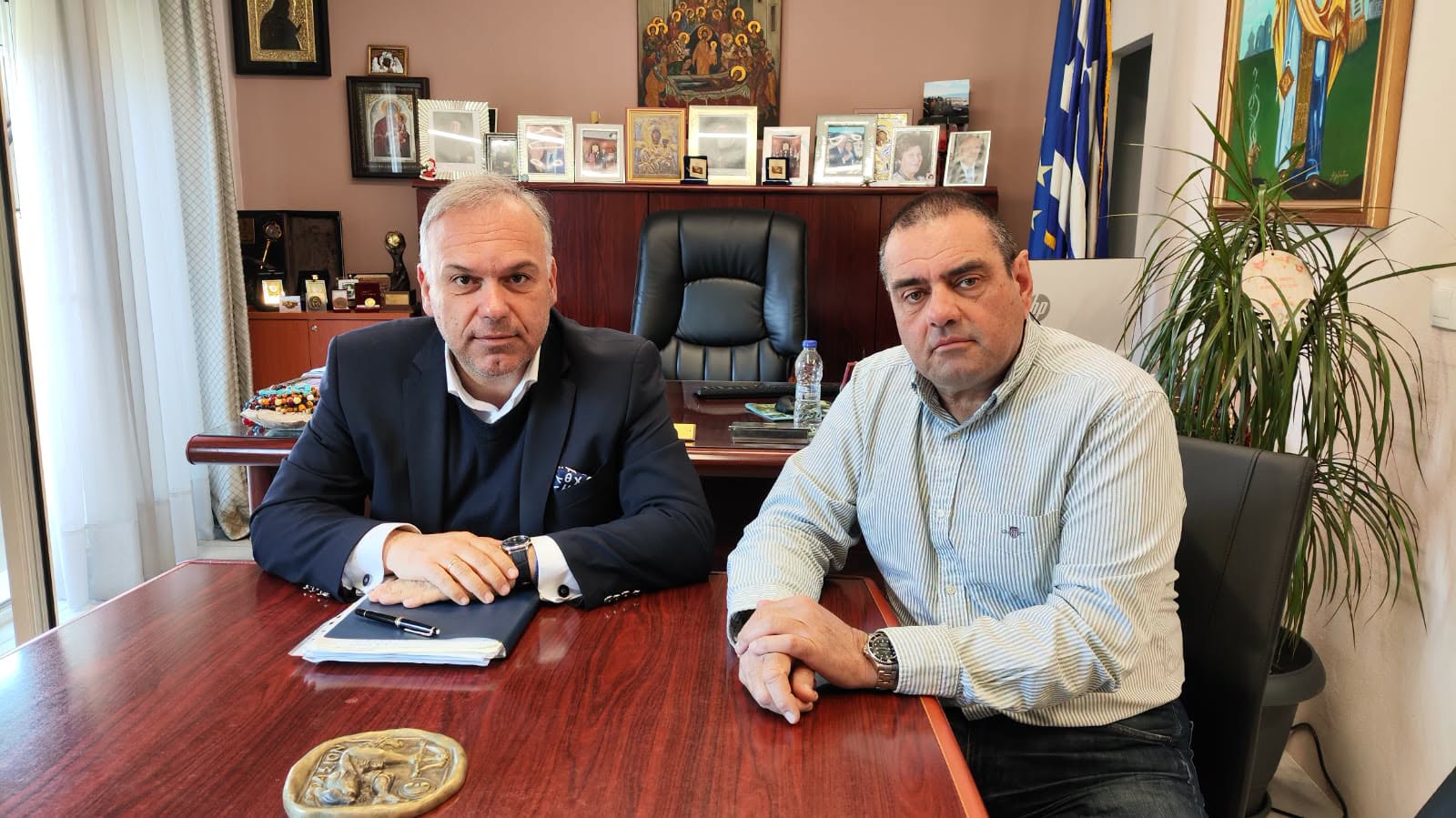 Σύσκεψη Δημάρχου Θάσου με Νομικό Σύμβουλο για το σχέδιο αποθήκευσης CO2 στον Πρίνο