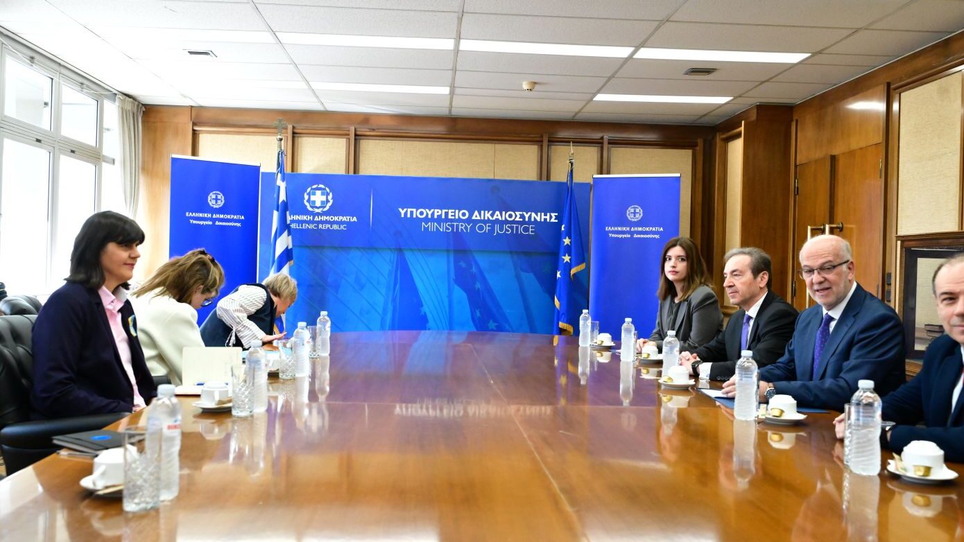 Στο υπουργείο Δικαιοσύνης η επικεφαλής της Ευρωπαϊκής Εισαγγελίας, Λάουρα Κοβέσι – Τετ α τετ με Φλωρίδη
