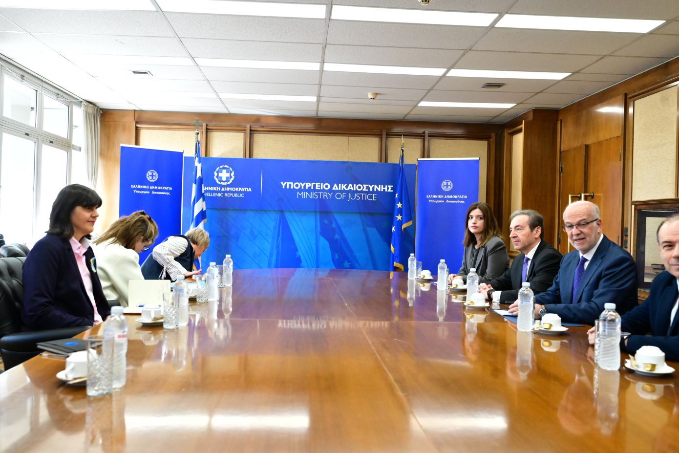 Στο υπουργείο Δικαιοσύνης η επικεφαλής της Ευρωπαϊκής Εισαγγελίας, Λάουρα Κοβέσι – Τετ α τετ με Φλωρίδη
