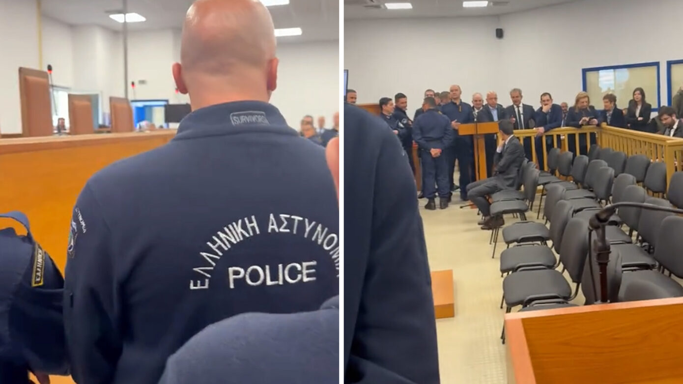 Βίντεο μέσα από την αίθουσα της δίκης για τα Τέμπη ανάρτησε η Ζωή Κωνσταντοπούλου