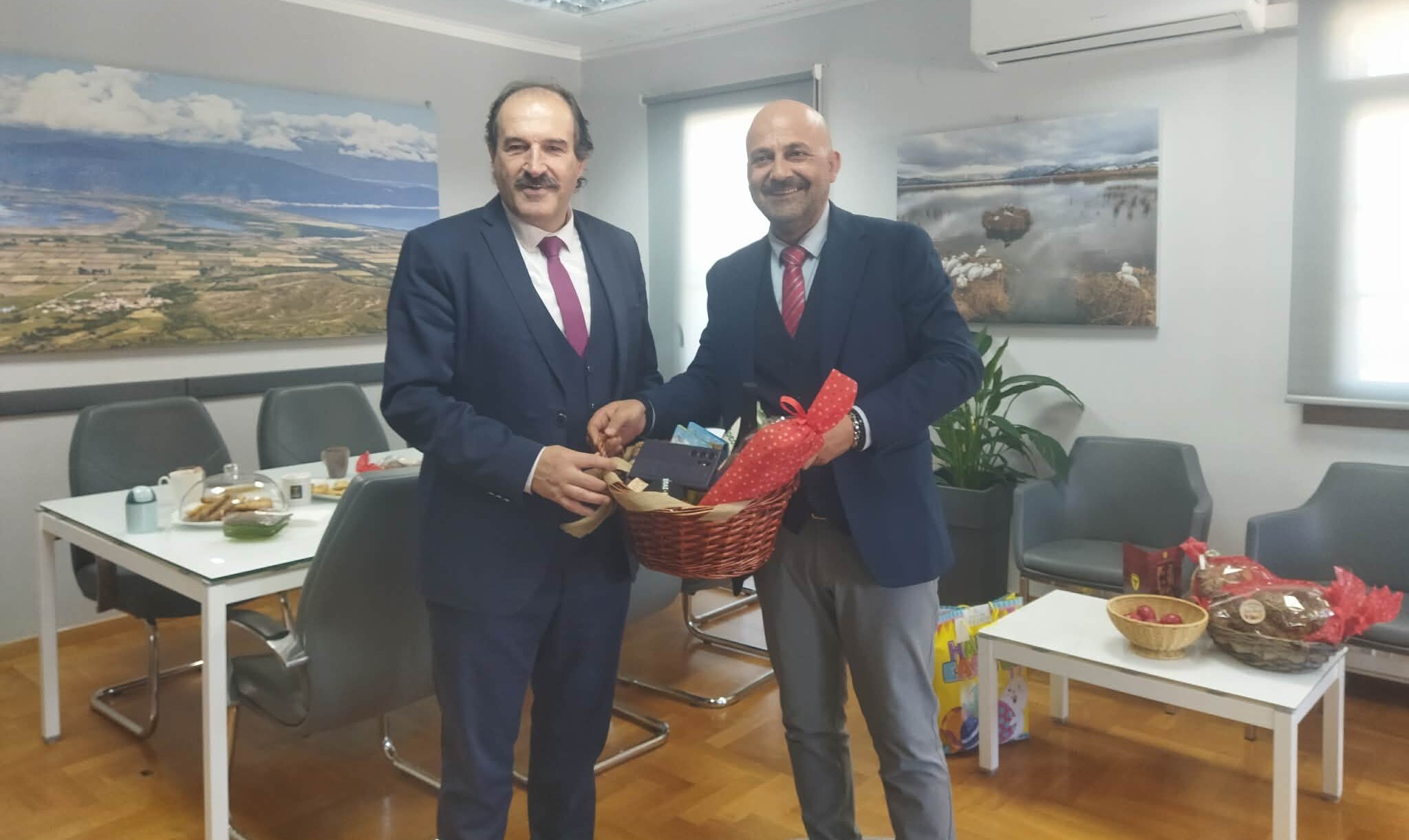 Σύσκεψη Δημάρχου Πρεσπών με τον Αντιπεριφερειάρχη Φλώρινας