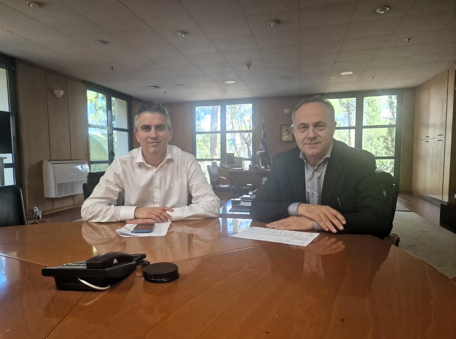 Σύσκεψη Δημάρχου Λαμιέων με τον Υπουργό Υποδομών και Μεταφορών