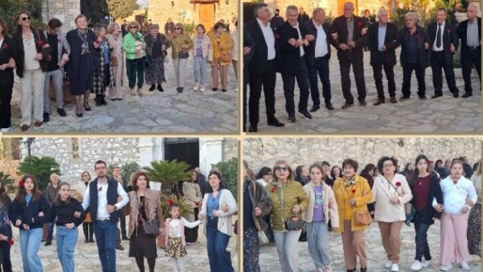 Δ.Κύμης-Αλιβερίου: Αναβίωσε ξανά το παραδοσιακό έθιμο του χορού της “Καμάρας”