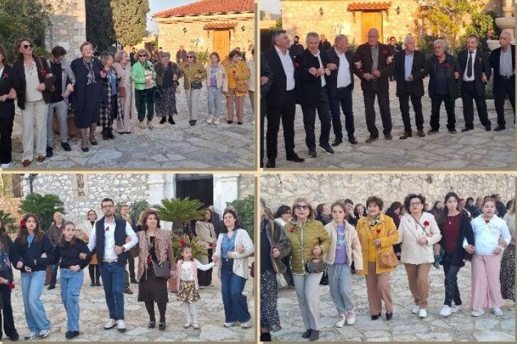 Δ.Κύμης-Αλιβερίου: Αναβίωσε ξανά το παραδοσιακό έθιμο του χορού της “Καμάρας”