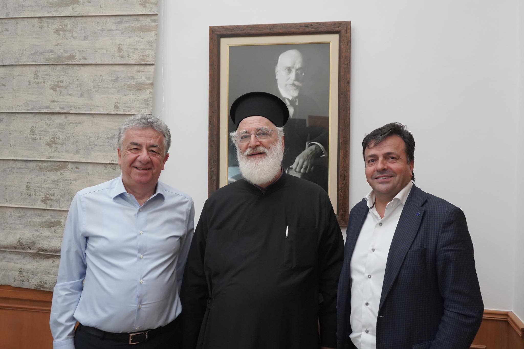 Συνάντηση του Περιφερειάρχη Κρήτης με τον Μητροπολίτη Αρκαλοχωρίου, Καστελλίου και Βιάννου