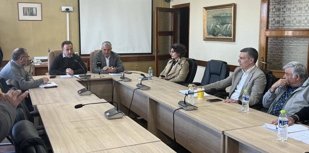 Ο Δήμαρχος Δοξάτου στη σύσκεψη για τη διαχείριση του αρδευτικού ύδατος