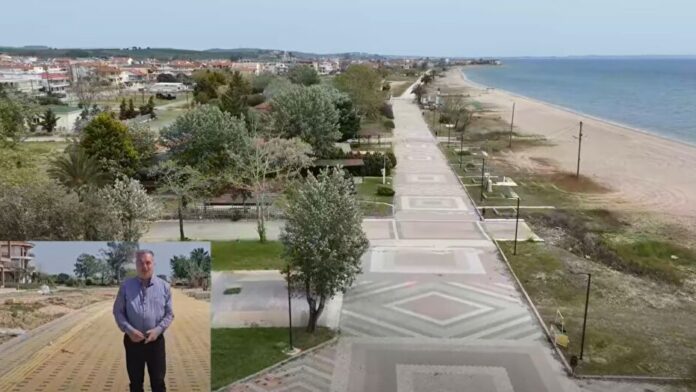 Προχωρά η αναμόρφωση της παραλιακής περιοχής του Δήμου Ν. Προποντίδας