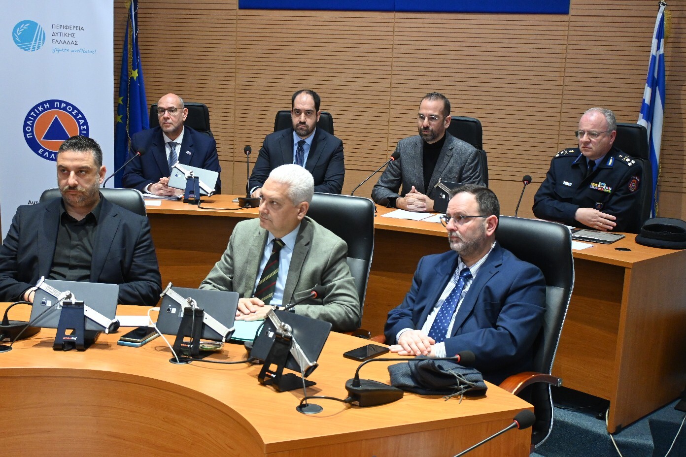 Σύσκεψη συντονισμού για την πυροπροστασία στην έδρα της ΠΔΕ