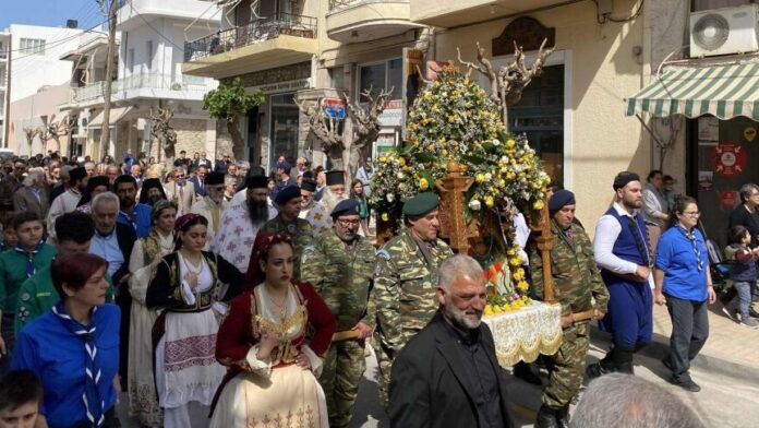 Με βυζαντινή λαμπρότητα τίμησε η Ιεράπετρα τον προστάτη και πολιούχο Άγιο Γεώργιο