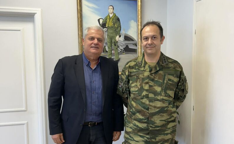 Εθιμοτυπική συνάντηση του νέου Διοικητή της ΔΑΝ με τον Δήμαρχο Καρπάθου