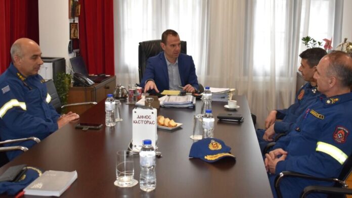 Ο νέος Γενικός Επιθεωρητής Π.Σ. Βορείου Ελλάδος συναντά τον Δήμαρχο Καστοριάς