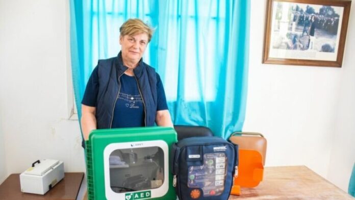 Χορηγία απινιδωτή στην Κοινότητα Σβορωνάτων του Δήμου Αργοστολίου