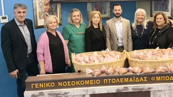 Επίσκεψη αντιπροσωπείας του Δήμου Εορδαίας στο Μποδοσάκειο Νοσοκομείο
