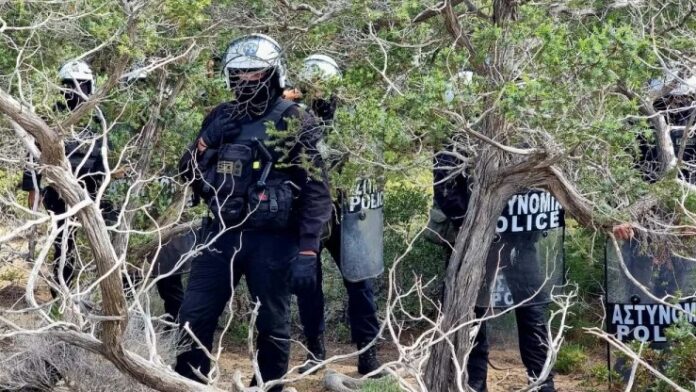 Επιχείρηση της αστυνομίας στη Γαύδο: Συλλήψεις και κατεδάφιση 23 παραπηγμάτων σε περιοχές Natura.