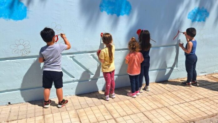Αναβάθμιση του 3ου Νηπιαγωγείου Γέρακα με τη συμμετοχή γονέων, παιδιών και εκπαιδευτικών