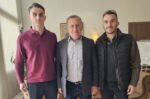 Δήμαρχος Κατερίνης συναντά τον τριαθλητή Ν. Τριανταφυλλίδη