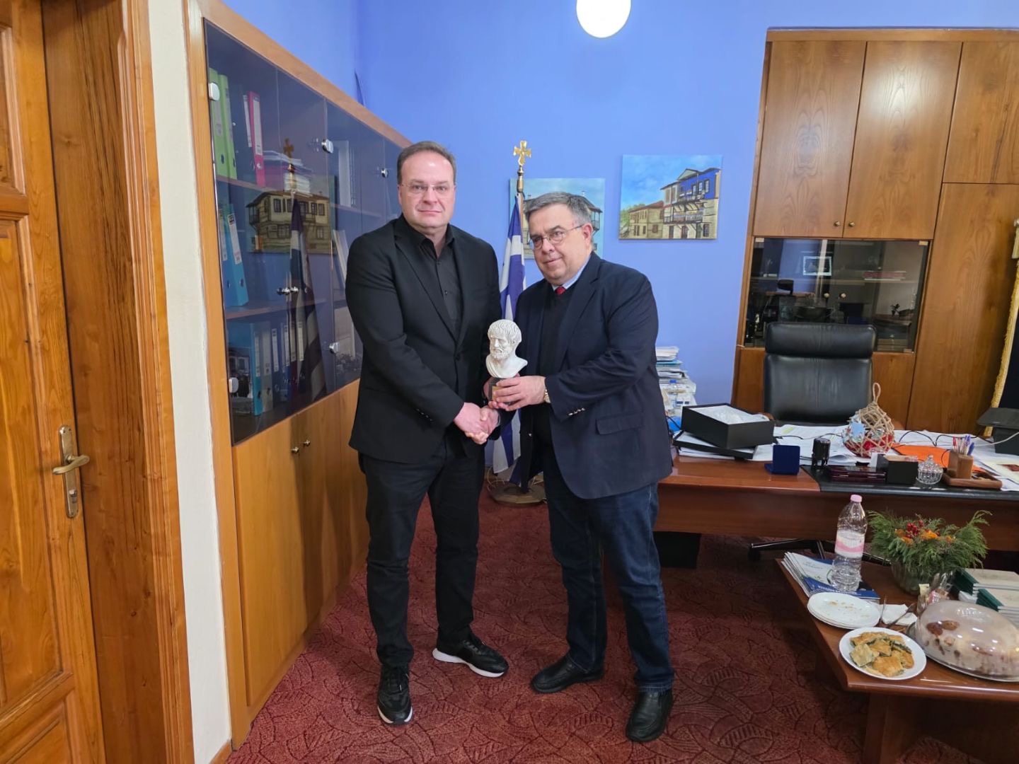 Επίσκεψη Δ. Γαλαμάτη στους Δήμους Κασσάνδρας και Αριστοτέλη