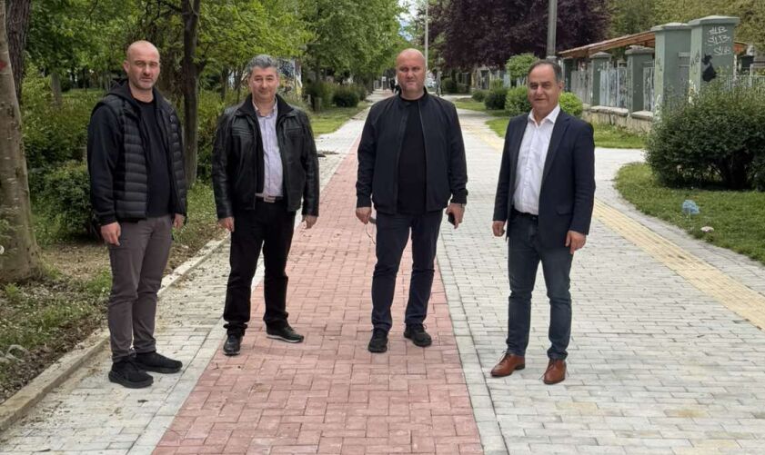 Η ανακατασκευή του πεζοδρόμου στην Καρδίτσα ολοκληρώθηκε