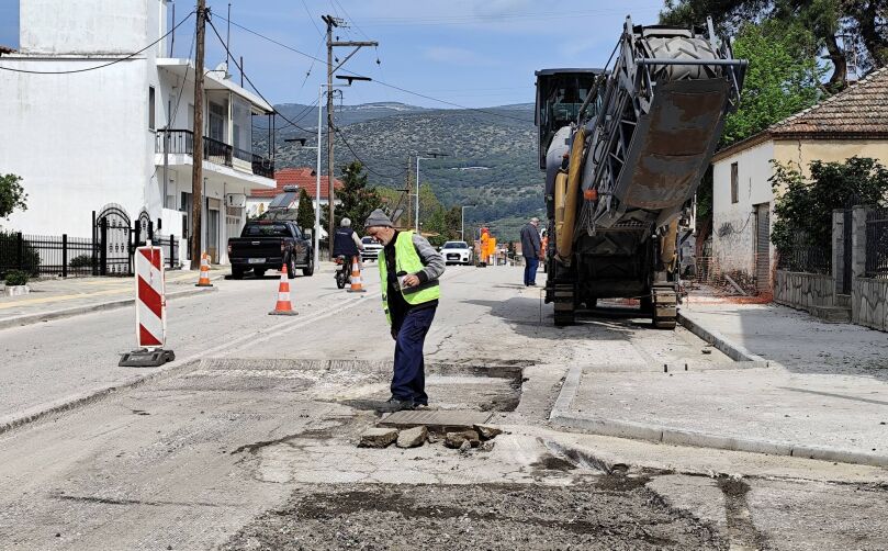 Εν εξελίξει έργα οδικής ασφάλειας στη Δ.Κ Ζυγού Καβάλας