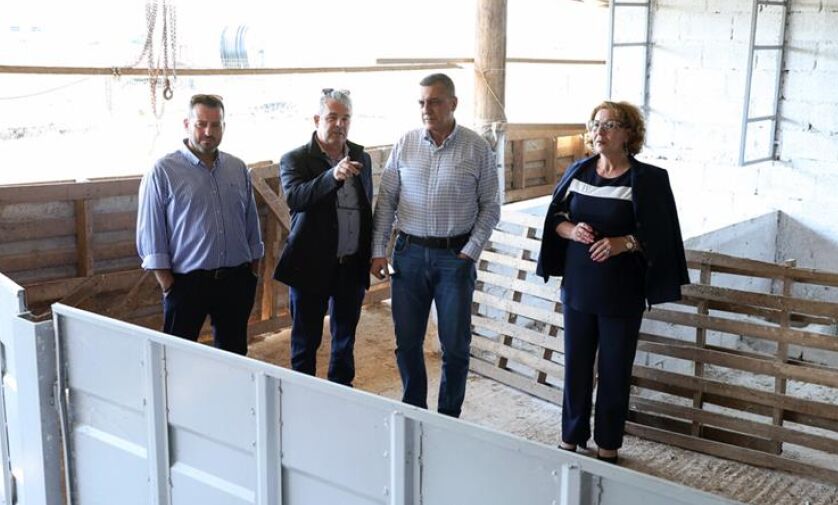 Ο Δ. Κουρέτας στηρίζει τους πληγέντες κτηνοτρόφους του Αμπελώνα Τυρνάβου