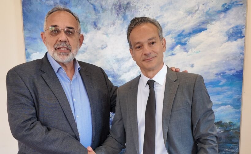 Συνάντηση Δημάρχου Ναυπλίου με τον Πρόεδρο της Ελληνικής Εμπορικής Συνομοσπονδίας