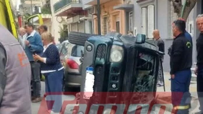 Πάτρα: Θαύμα έσωσε τετραμελή οικογένεια – Εγκλωβίστηκαν στο αναποδογυρισμένο τζιπ τους