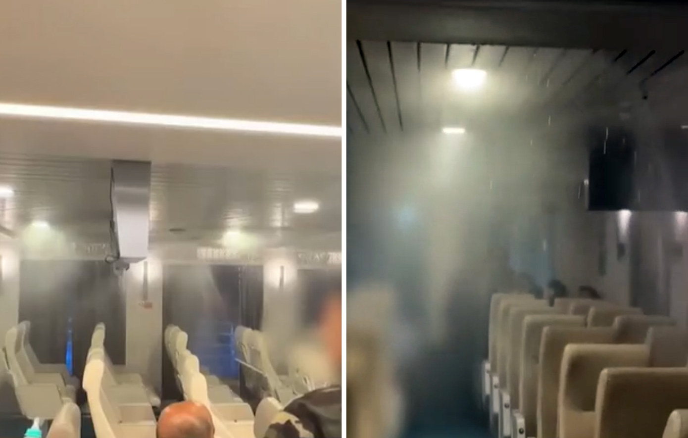 Πανικός στο πλοίο «Νήσος Σάμος» όταν επιβάτες κάπνισαν και ενεργοποιήθηκαν τα συστήματα πυρόσβεσης – Προκλήθηκαν φθορές