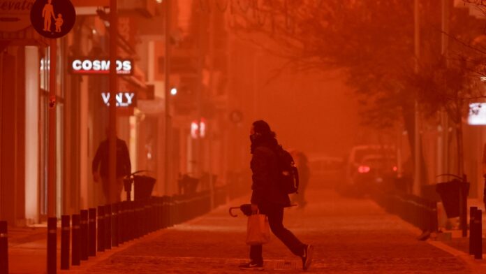 Η Κρήτη «πνίγεται» από αφρικανική σκόνη: Ρεκόρ ρύπανσης με σοκαριστικές τιμές