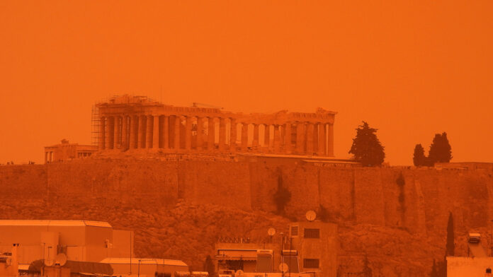 Υπό πολιορκία από την αφρικανική σκόνη η χώρα – Που αναμένονται λασποβροχές