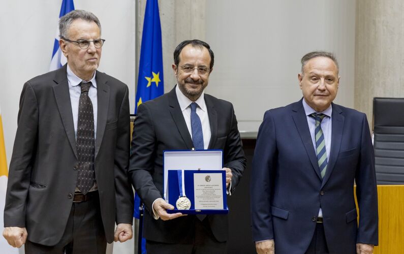 Ο Πρόεδρος της Κυπριακής Δημοκρατίας ανακηρύσσεται Επίτιμος Δημότης Θεσσαλονίκης