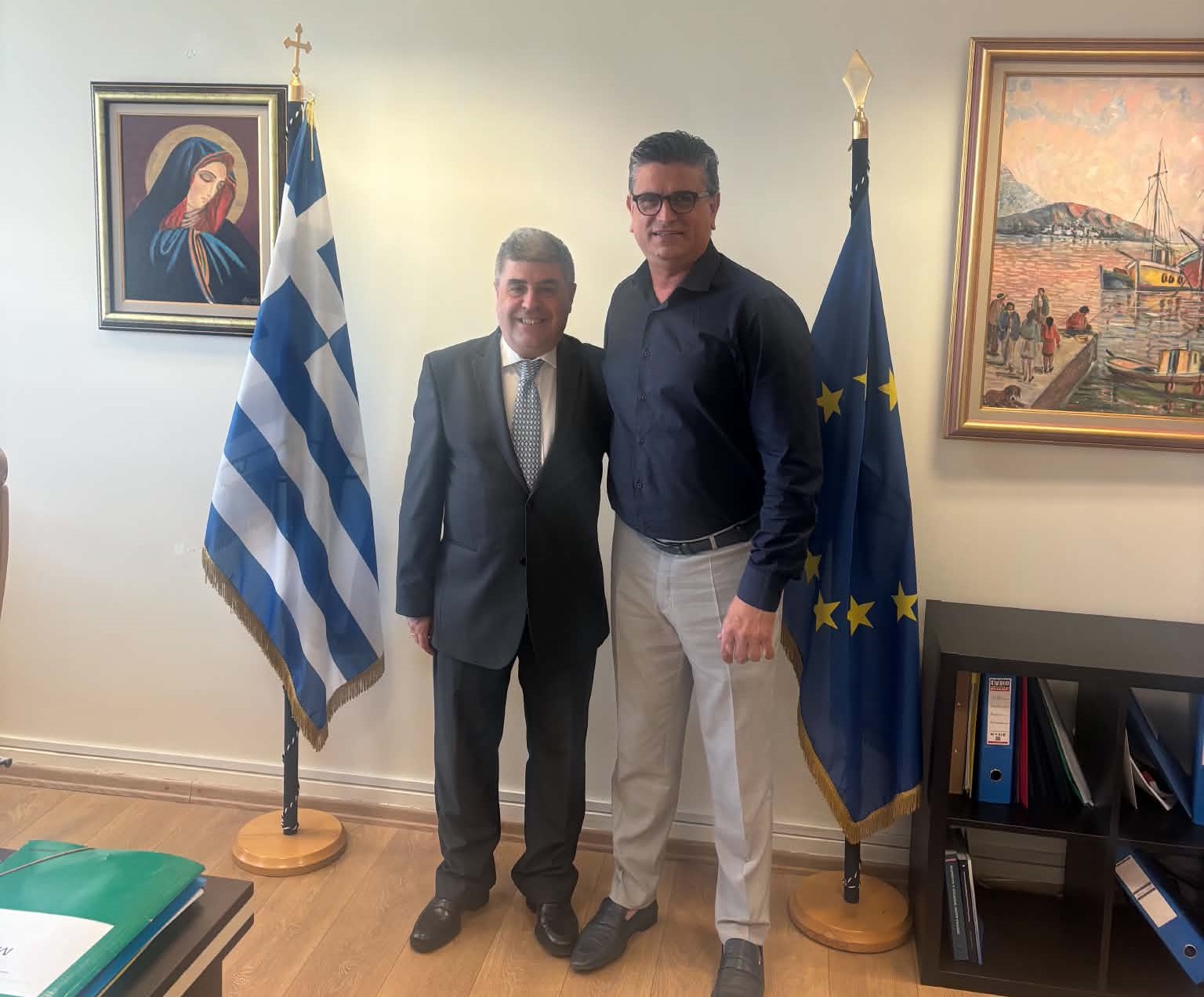 Επαφές Γ. Λέντζα με τον Γ.Γ. Υποδοχής Αιτούντων Άσυλο