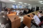 Μαθητές Γυμνασίου Λεπτοκαρυάς επισκέπτονται το δημαρχείο Λιτοχώρου