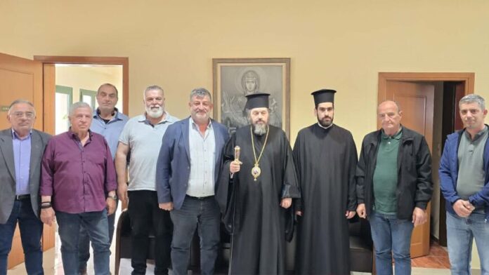 Συνάντηση δημάρχου Πωγωνίου με τον σεβασμιώτατο Αλέξιο