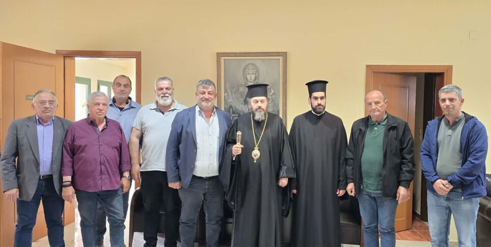 Συνάντηση δημάρχου Πωγωνίου με τον σεβασμιώτατο Αλέξιο