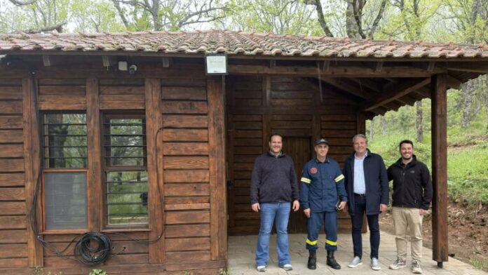 Δ.Πολυγύρου: Το νέο πυροφυλάκιο στον Βάβδο σε πλήρη δράση με 24ωρη παρακολούθηση