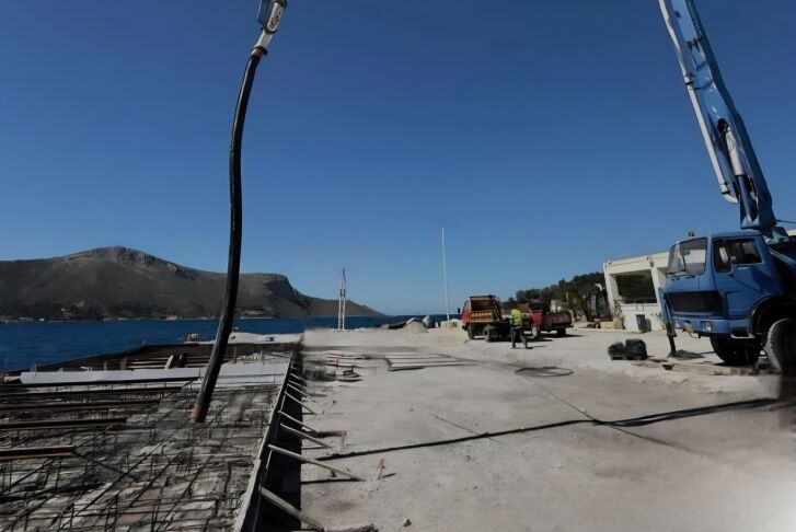 Περιφέρεια Νοτίου Αιγαίου Εξελίσσει το έργο ανακατασκευής των υποσκαφών του λιμανιού στο Λακκί Λέρου