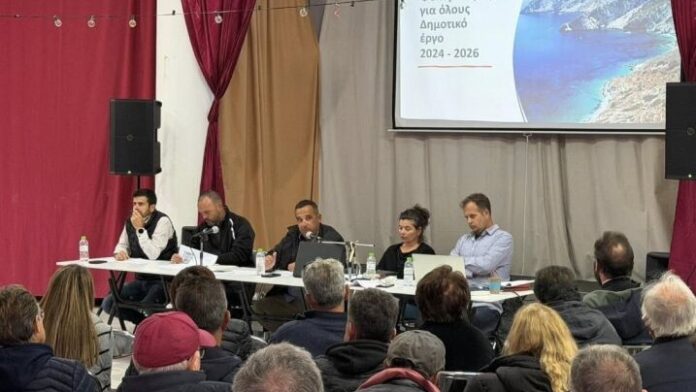 Έκλεισε η δημόσια συζήτηση απολογισμού δράσεων του Δήμου Φολεγάνδρου